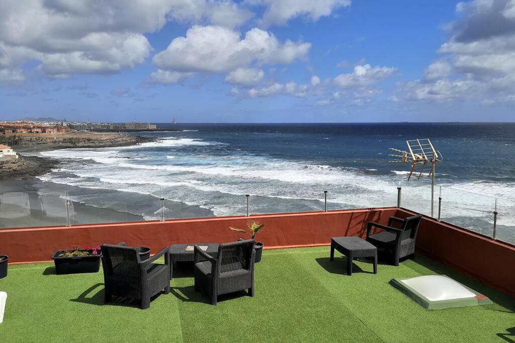 Cosy Flat For 2 Directly At The Beach Melenara Exterior foto