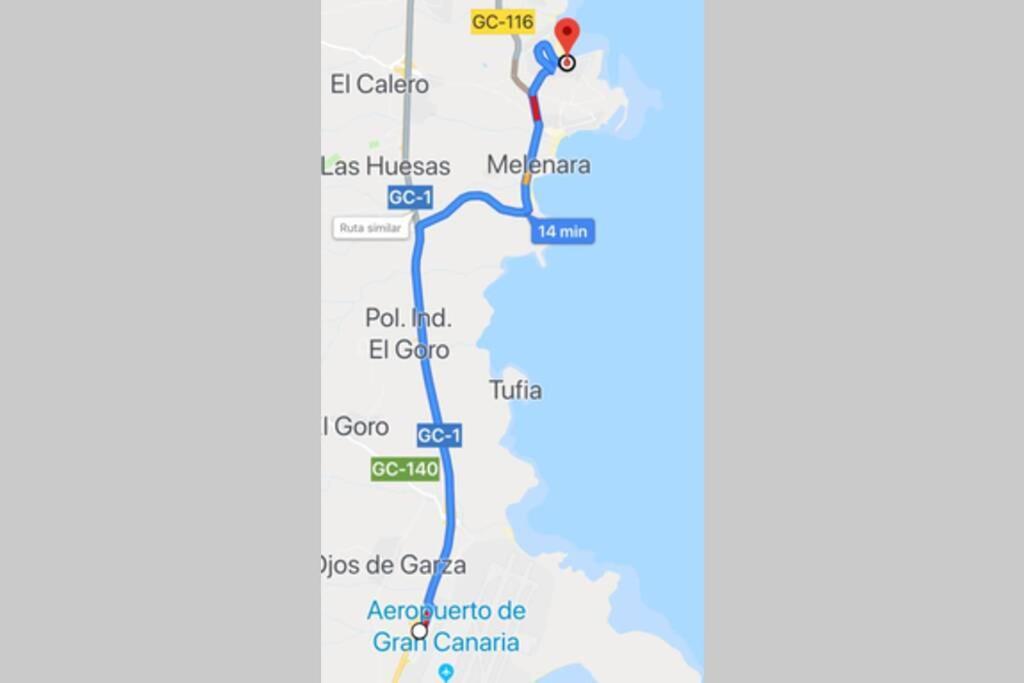 Cosy Flat For 2 Directly At The Beach Melenara Exterior foto